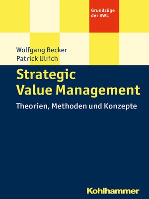 cover image of Strategic Value Management